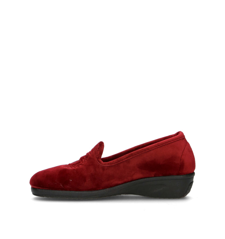 VALLEVERDE Pantofola donna bordeaux