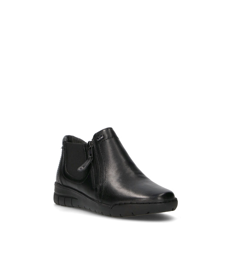 VALLEVERDE Scarpa comfort donna nera in pelle