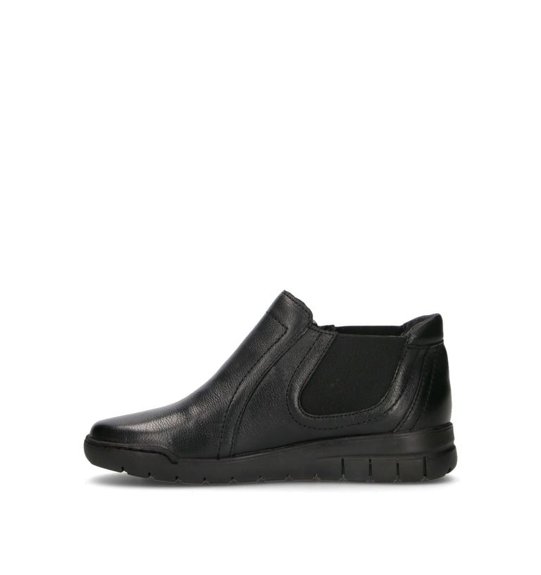 VALLEVERDE Scarpa comfort donna nera in pelle