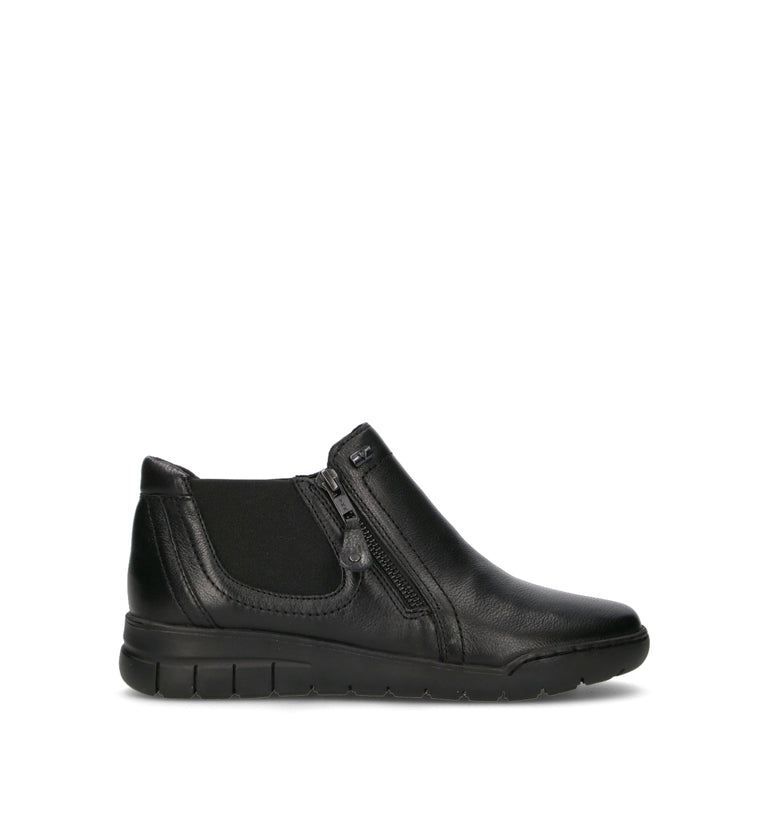 VALLEVERDE Scarpa comfort donna nera in pelle