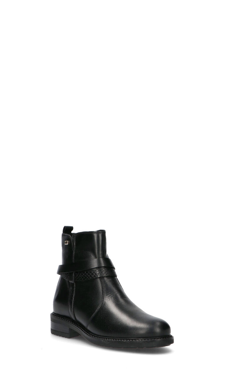 VALLEVERDE Tronchetto donna nero in pelle