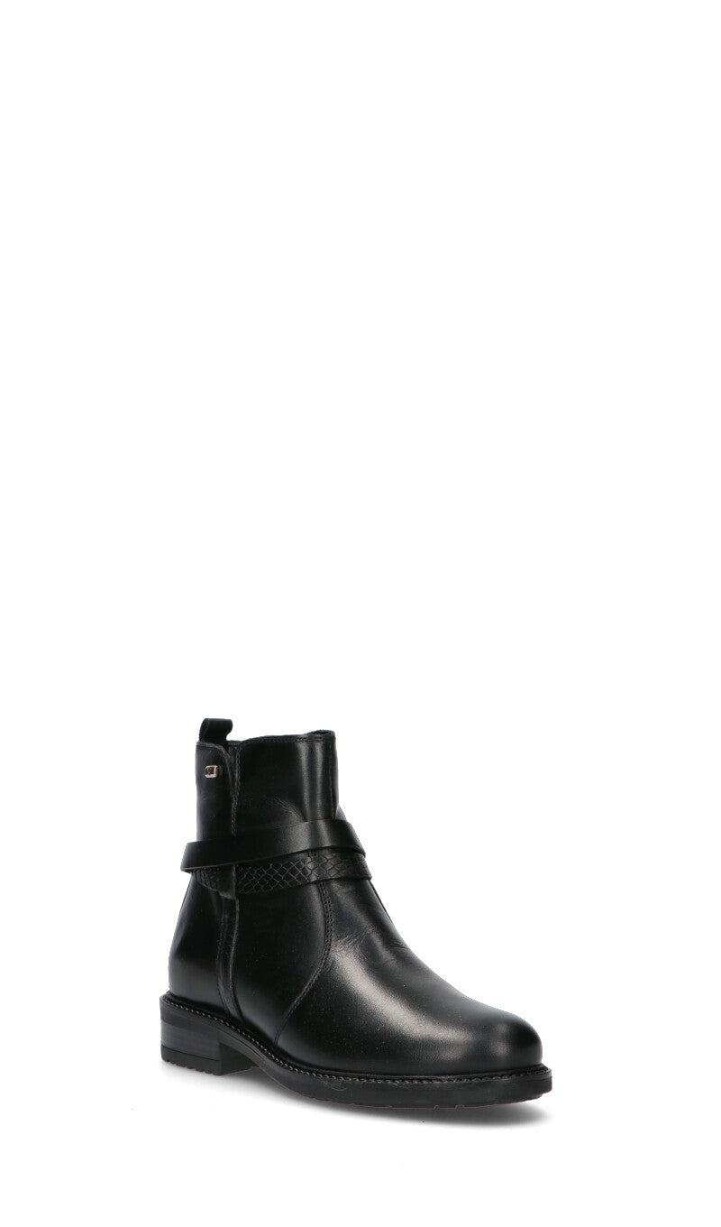VALLEVERDE Tronchetto donna nero in pelle