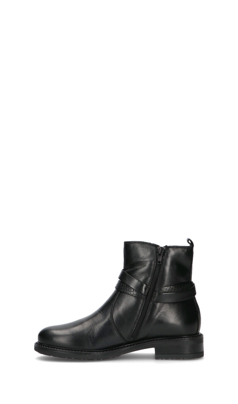 VALLEVERDE Tronchetto donna nero in pelle