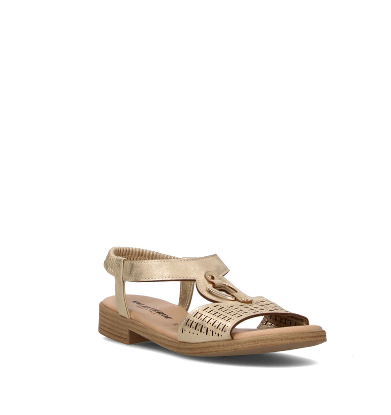 VALLEVERDE Sandalo donna platino
