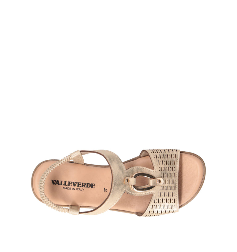 VALLEVERDE Sandalo donna platino