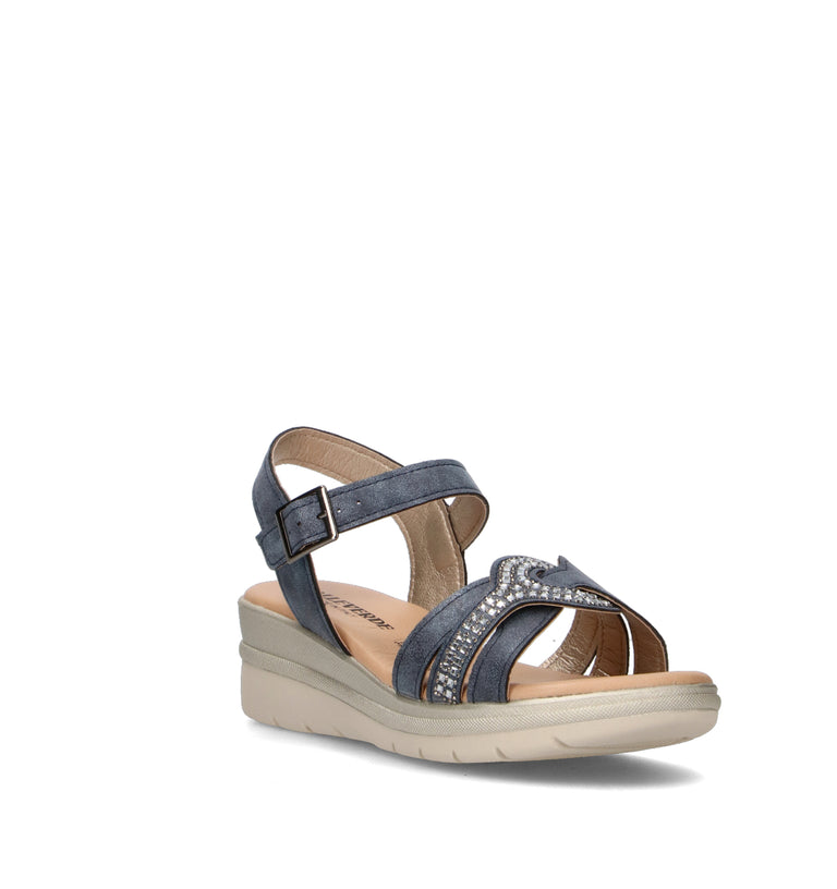 VALLEVERDE Sandalo donna blu