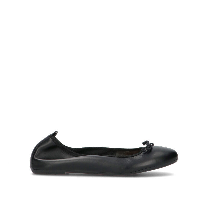 VARIOPINTO Ballerina donna nera in pelle