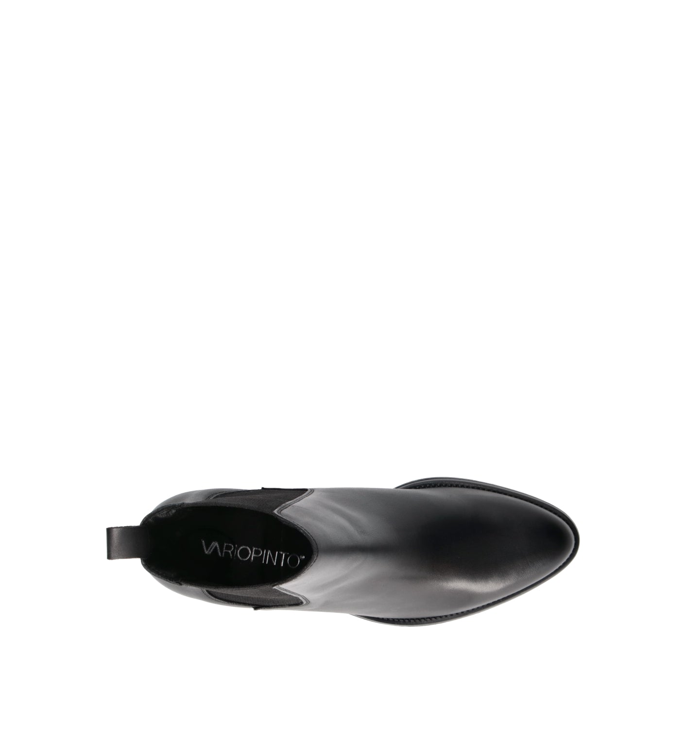 VARIOPINTO Tronchetto donna nero in pelle