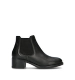 VARIOPINTO Tronchetto donna nero in pelle