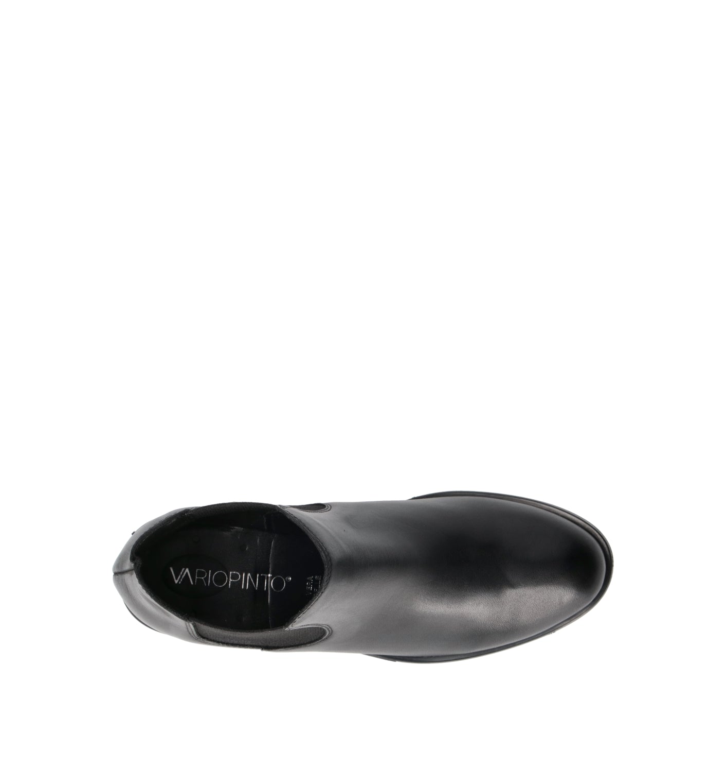 VARIOPINTO Tronchetto donna nero in pelle