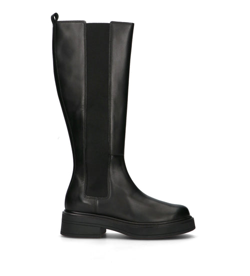 VARIOPINTO Stivale donna nero in pelle