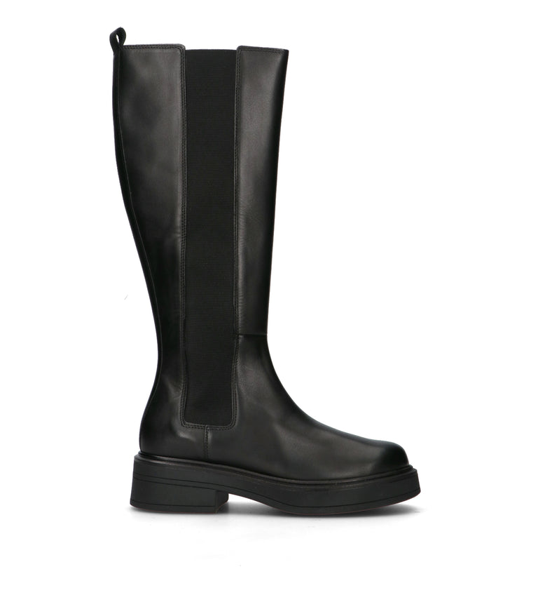 VARIOPINTO Stivale donna nero in pelle