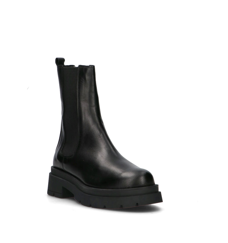 VARIOPINTO Beatles donna nero in pelle