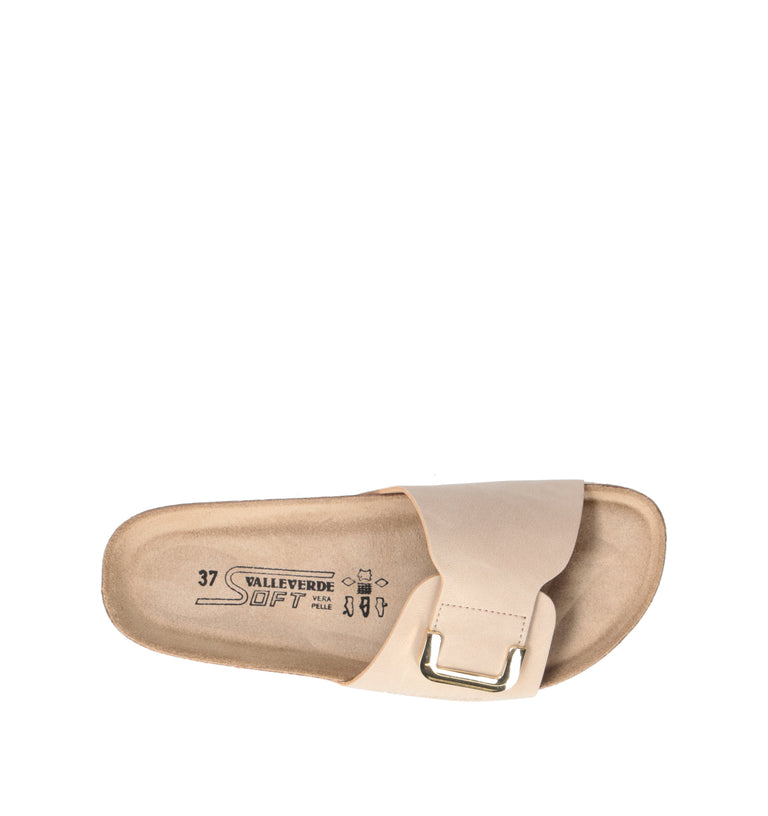 VALLEVERDE Ciabatta donna beige