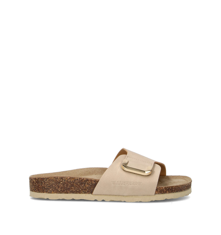 VALLEVERDE Ciabatta donna beige
