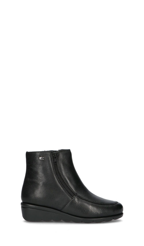 VALLEVERDE Tronchetto donna nero in pelle