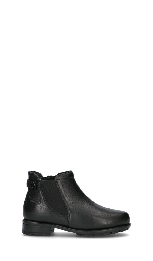 VALLEVERDE Tronchetto donna nero in pelle