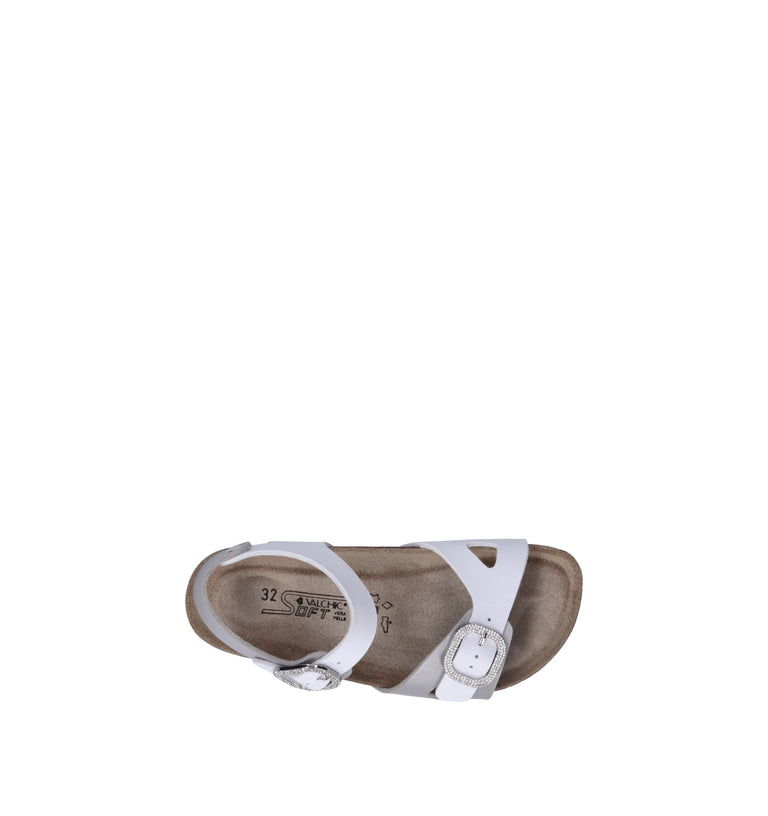 VALCHIC Sandalo bimba bianco/grigio