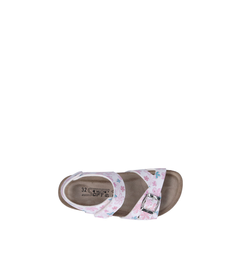 VALCHIC Sandalo bimba bianco/rosa