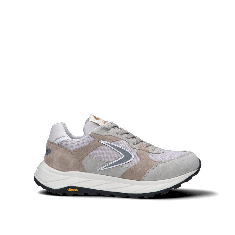 VALSPORT Sneaker uomo grigia/beige in suede