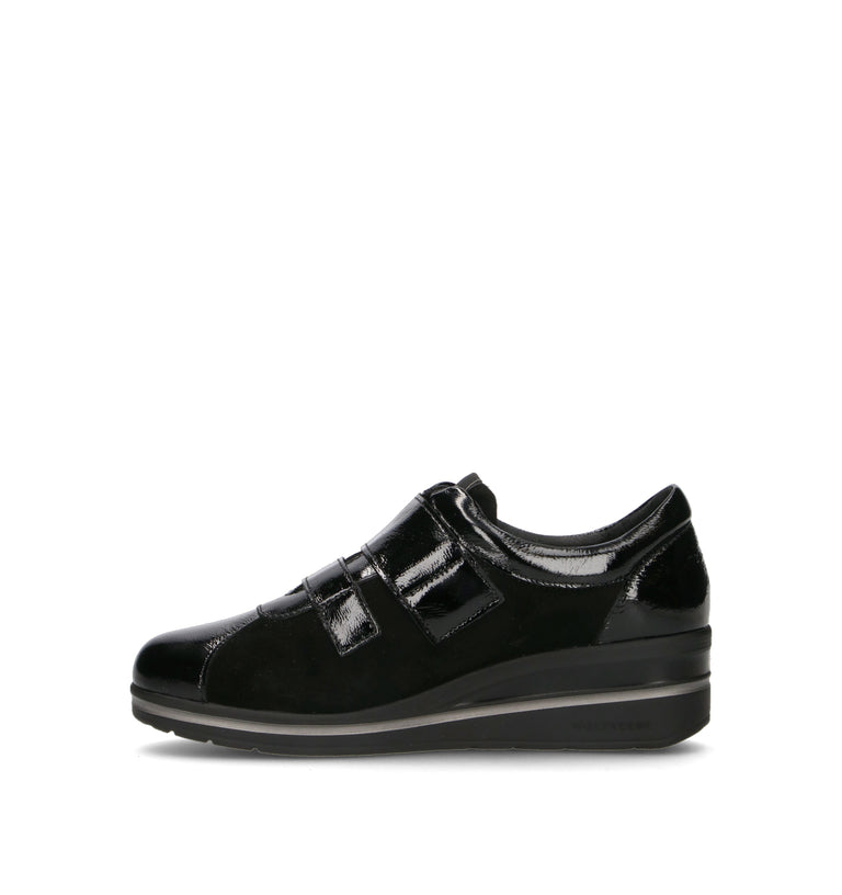 VALLEVERDE Scarpa comfort donna nera in suede