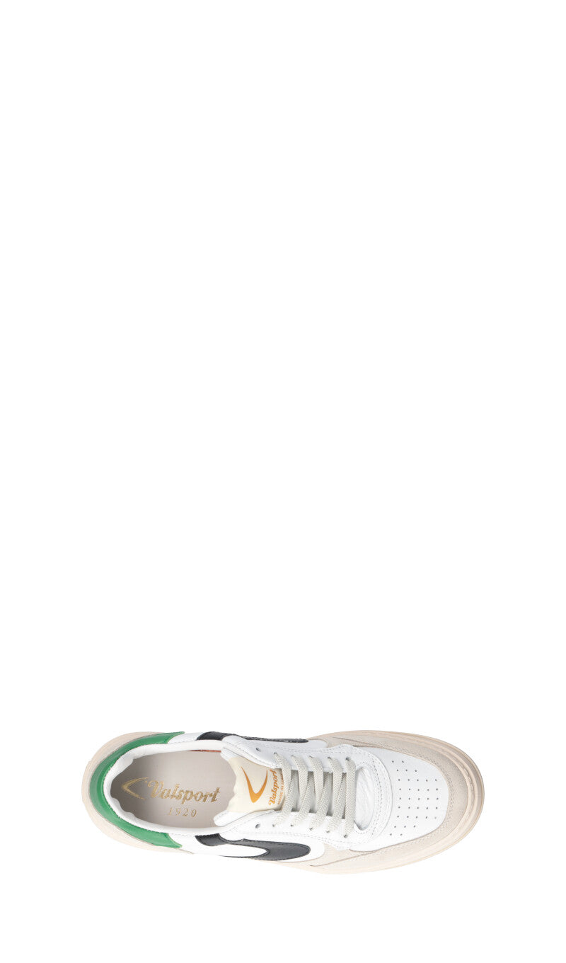 VALSPORT HYPE Sneaker uomo bianca/verde in pelle