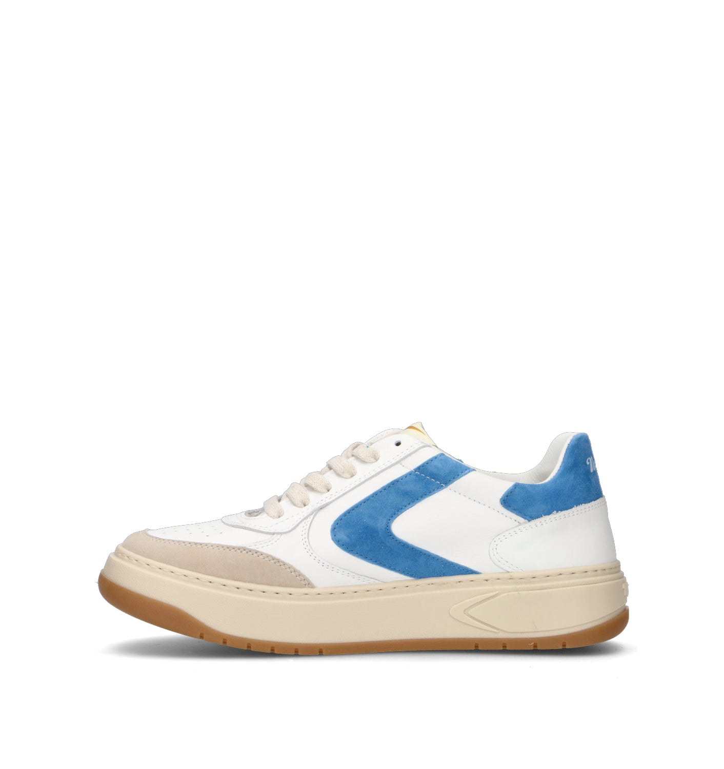 VALSPORT Sneaker uomo bianca/azzurra in pelle
