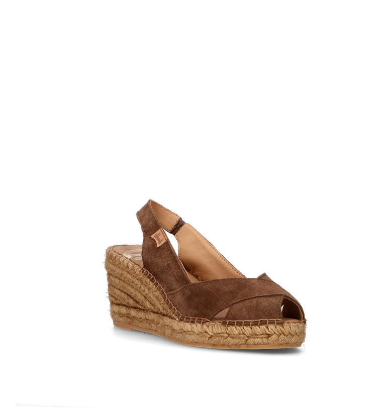 VIDORRETA Espadrillas donna testa di moro in suede