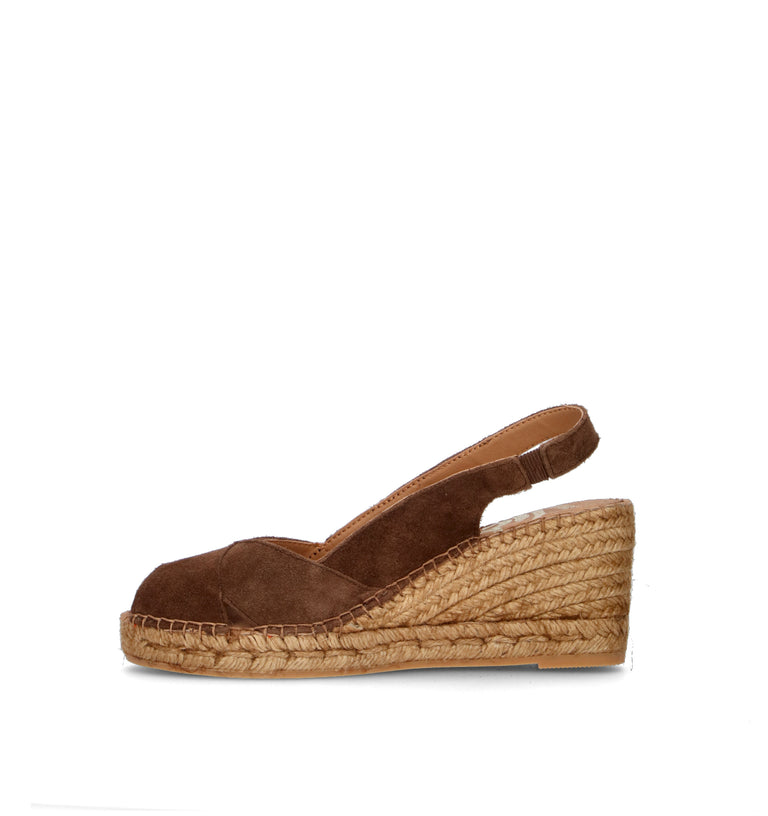 VIDORRETA Espadrillas donna testa di moro in suede