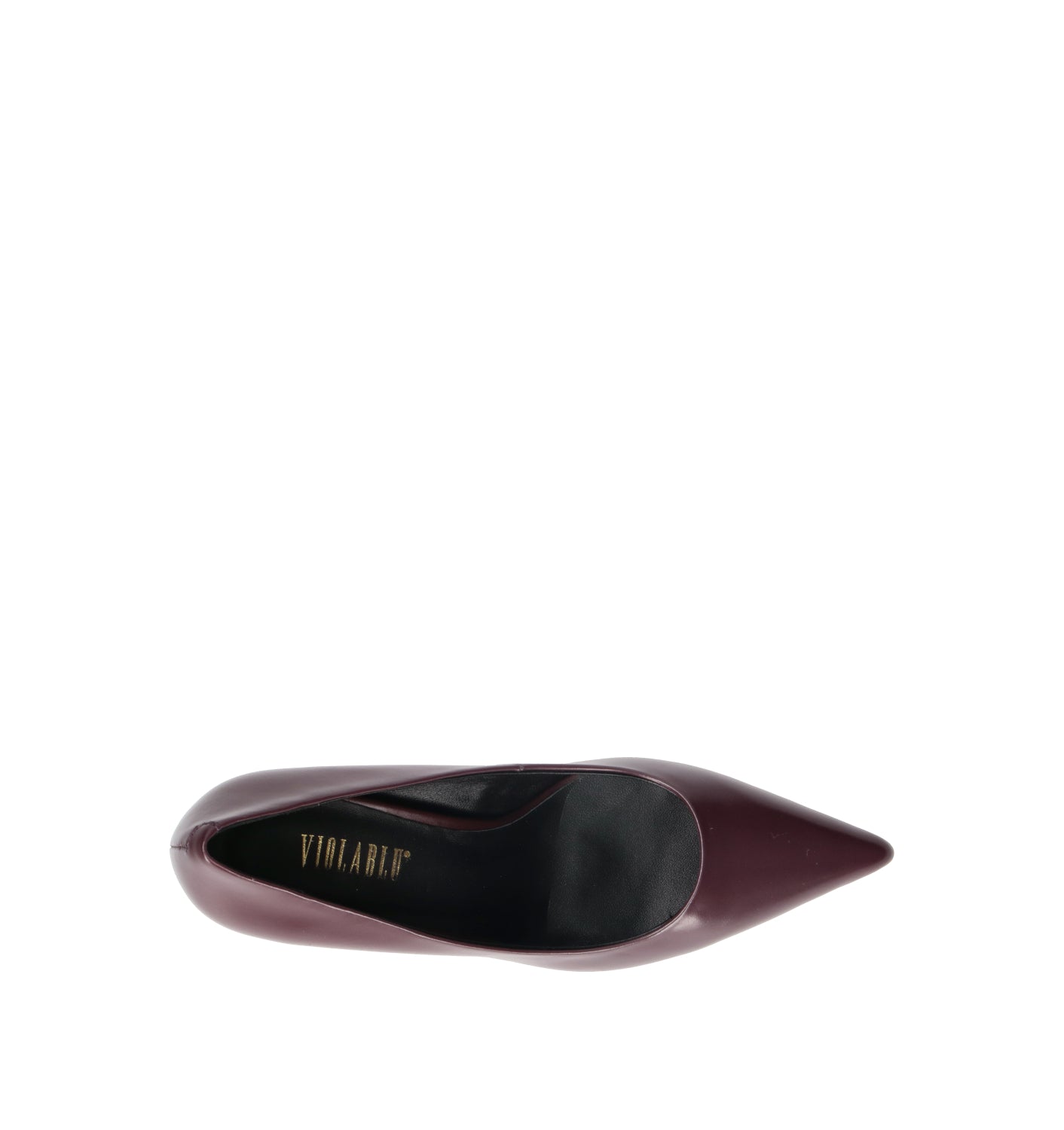 VIOLABLU' Décolleté donna bordeaux in pelle