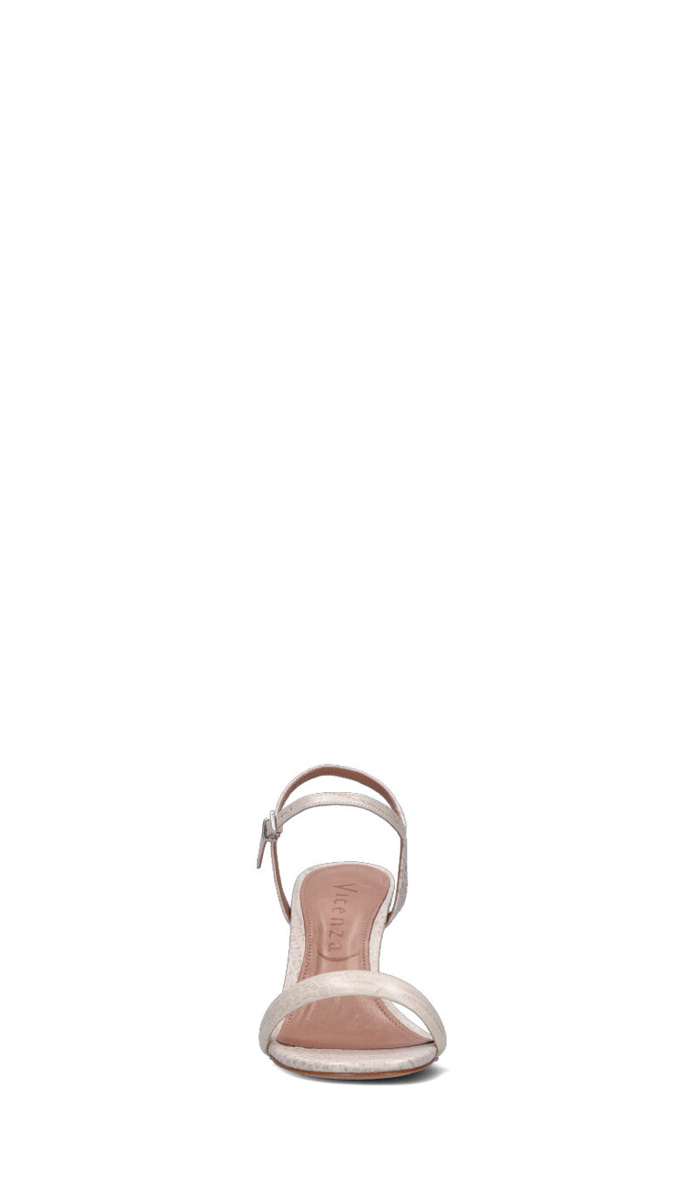 VICENZA Sandalo donna bianco in pelle