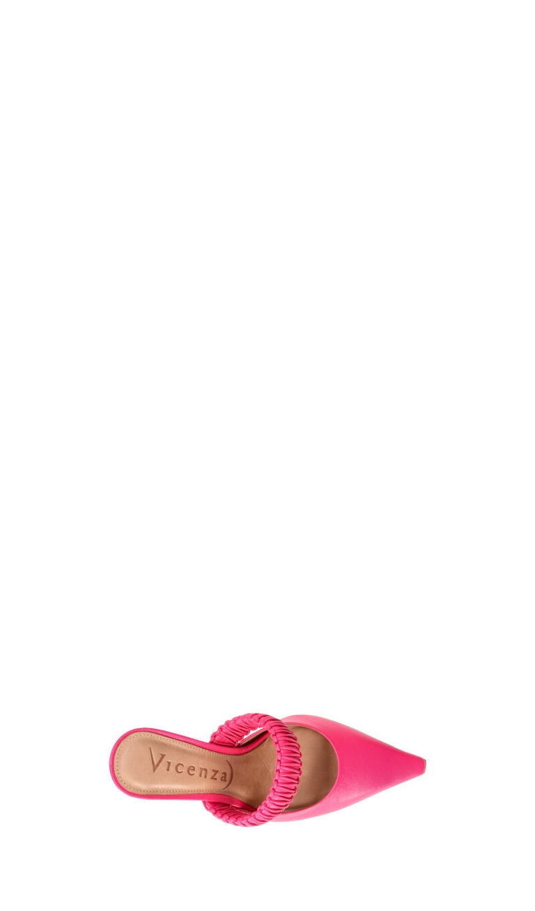 VICENZA Slingback donna rosa in pelle