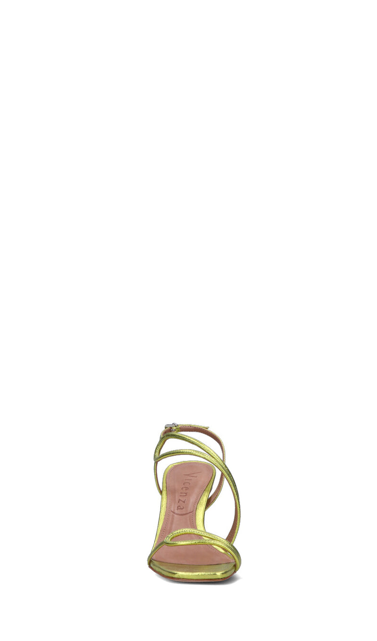VICENZA Sandalo donna verde in pelle