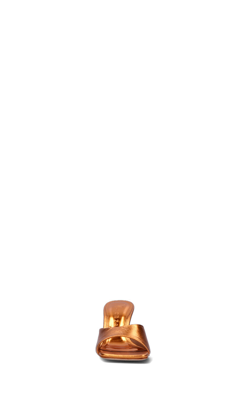 VICENZA Ciabatta donna arancio in pelle