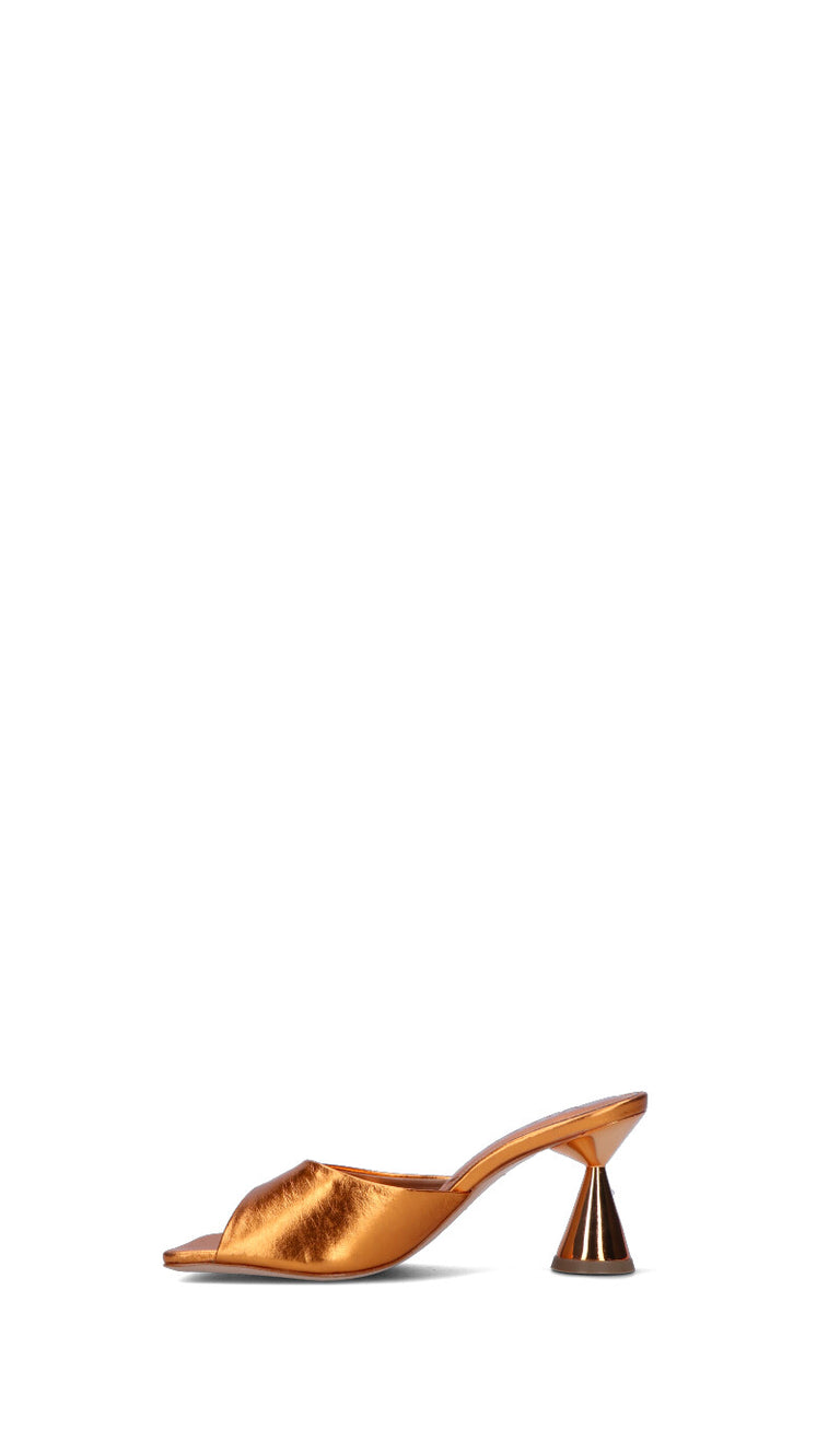 VICENZA Ciabatta donna arancio in pelle
