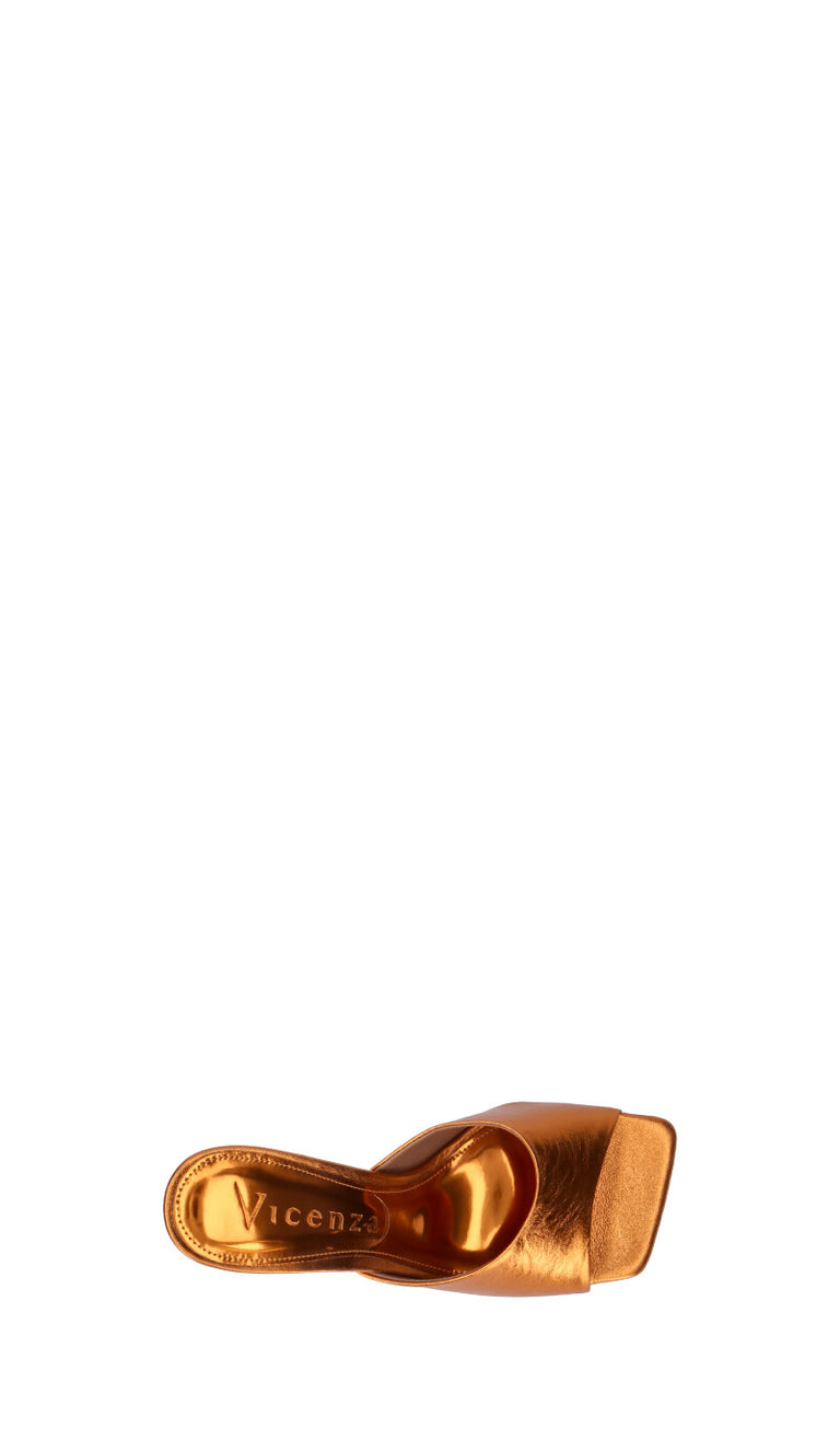 VICENZA Ciabatta donna arancio in pelle