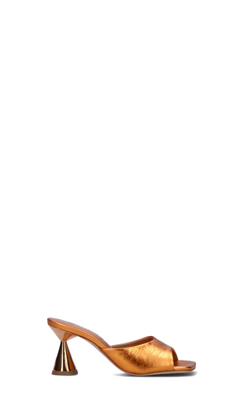 VICENZA Ciabatta donna arancio in pelle