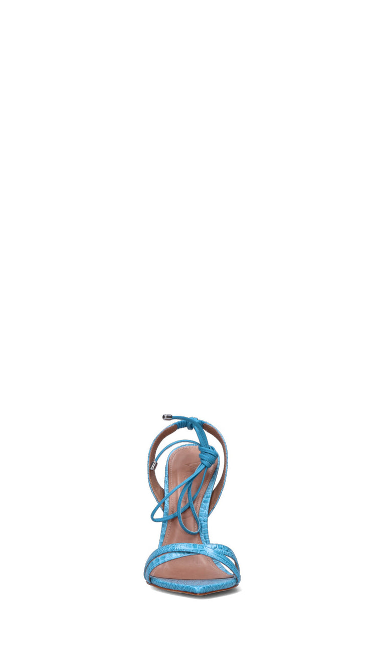 VICENZA Sandalo donna azzurro in pelle