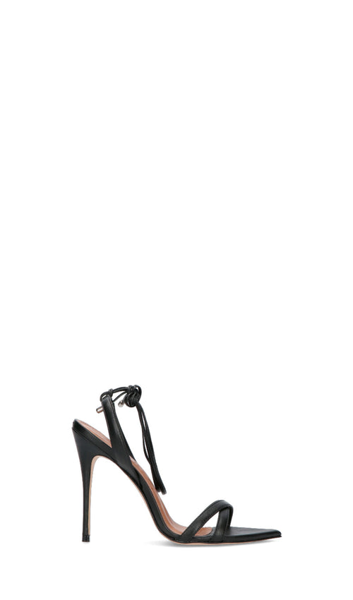 VICENZA Sandalo donna nero in pelle