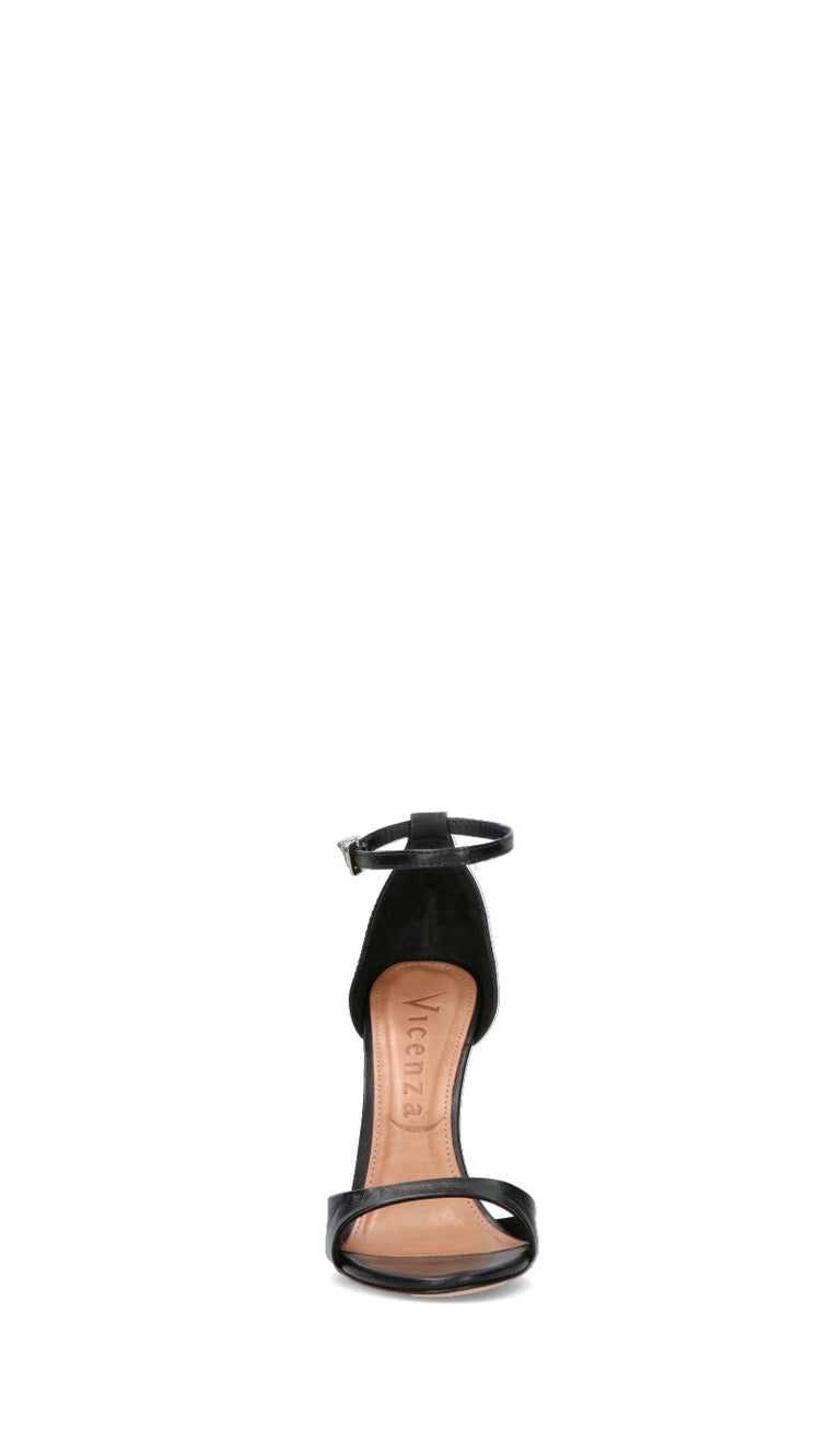 VICENZA Sandalo donna nero in pelle