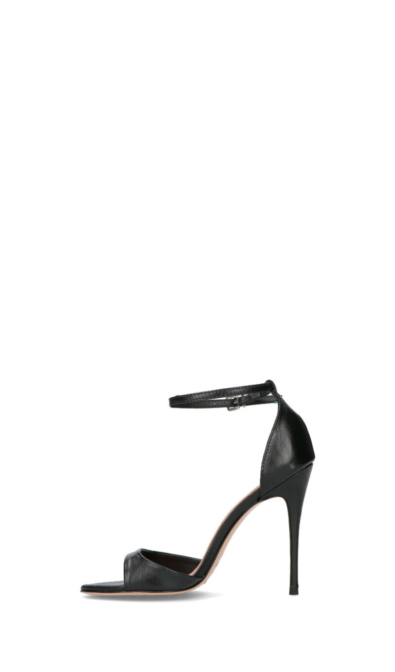 VICENZA Sandalo donna nero in pelle