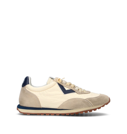 QUATTROBARRADODICI Sneaker uomo bianca/blu