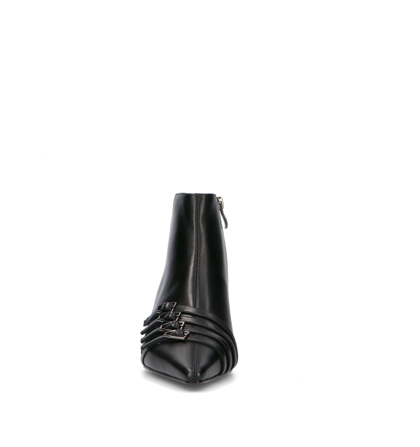 JEANNOT Tronchetto donna nero in pelle