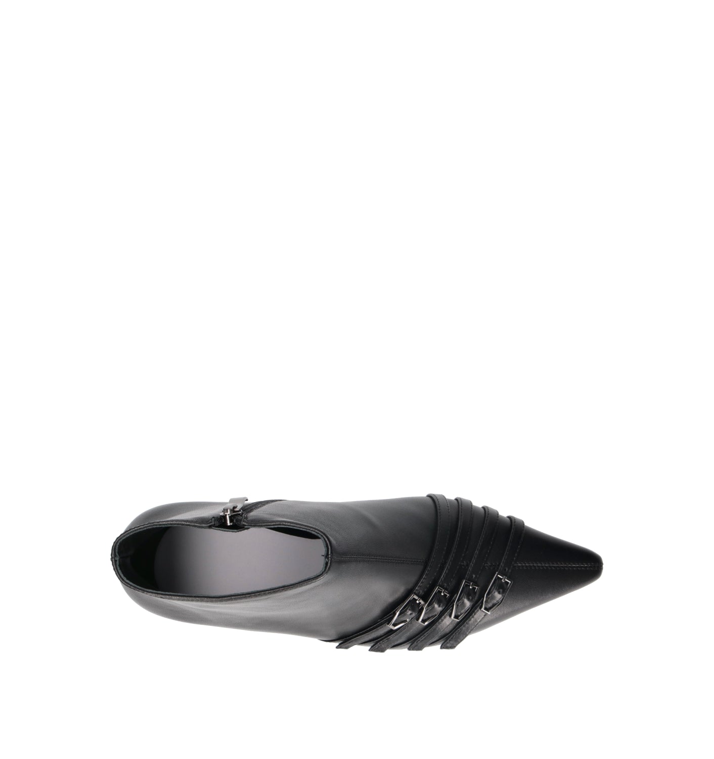 JEANNOT Tronchetto donna nero in pelle