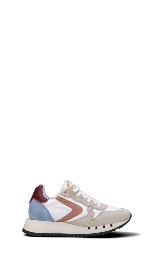 VALSPORT Sneaker donna bianca/beige/azzurra/marrone/bordeaux in suede