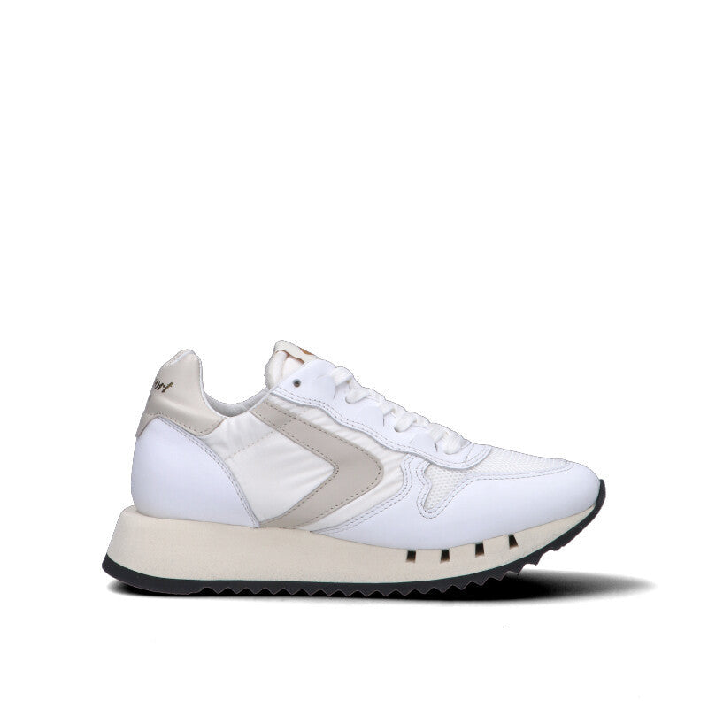 VALSPORT Sneaker donna bianca/panna/beige in pelle