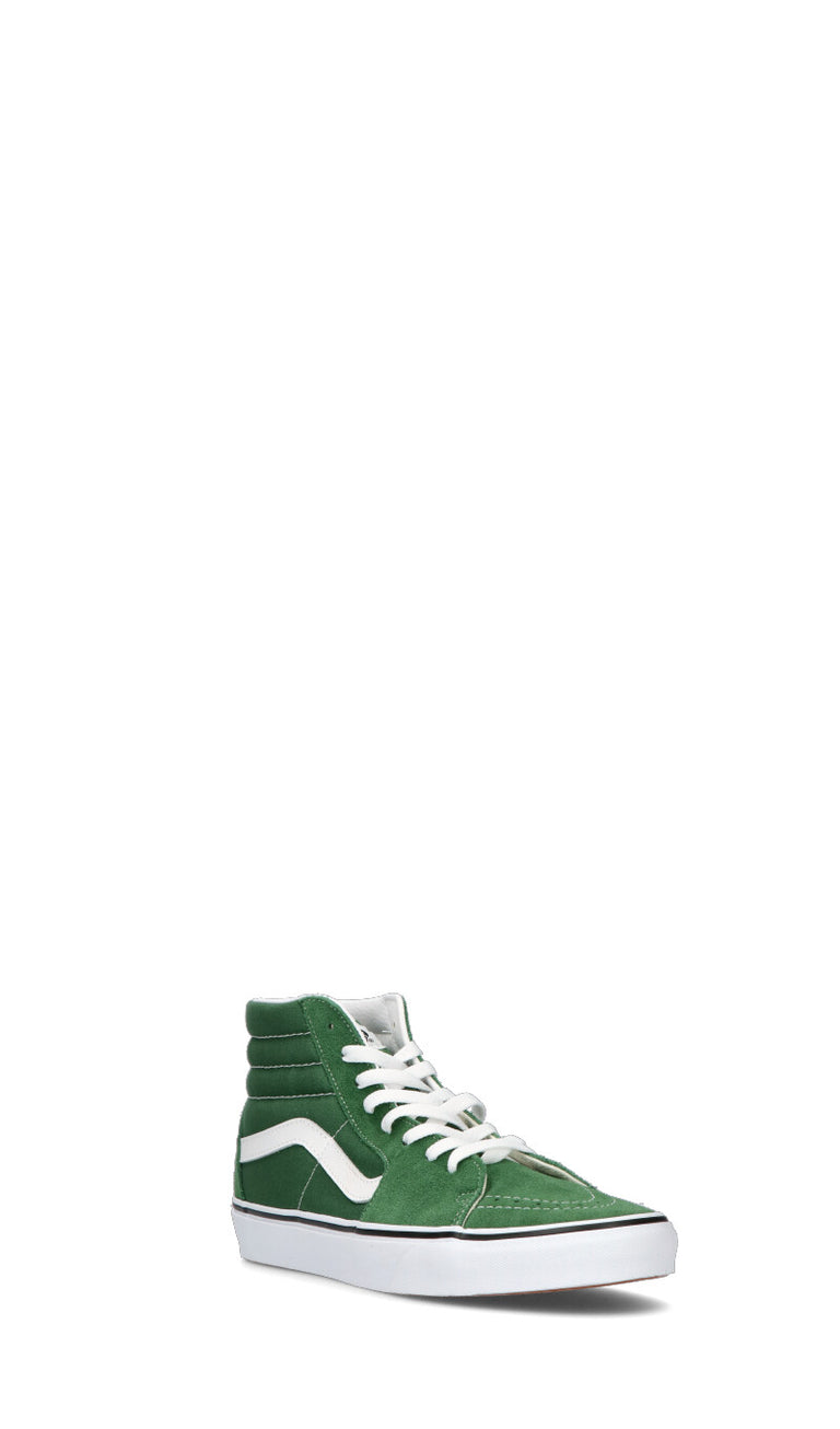 VANS SK8-HI Sneaker uomo verde in suede