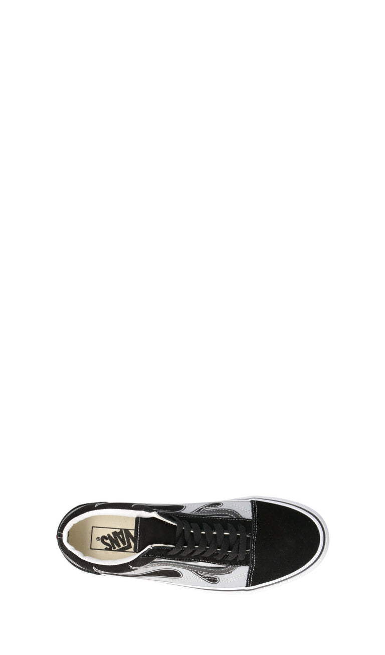 VANS OLD SKOOL Sneaker uomo nera/grigia in pelle