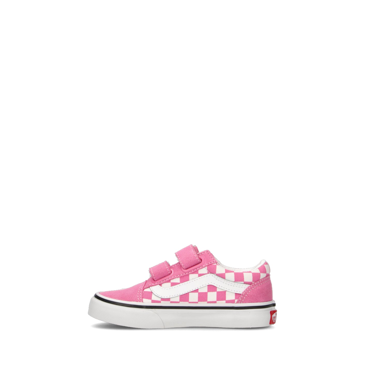 VANS OLD SKOOL V Sneaker bimba bianca/rosa