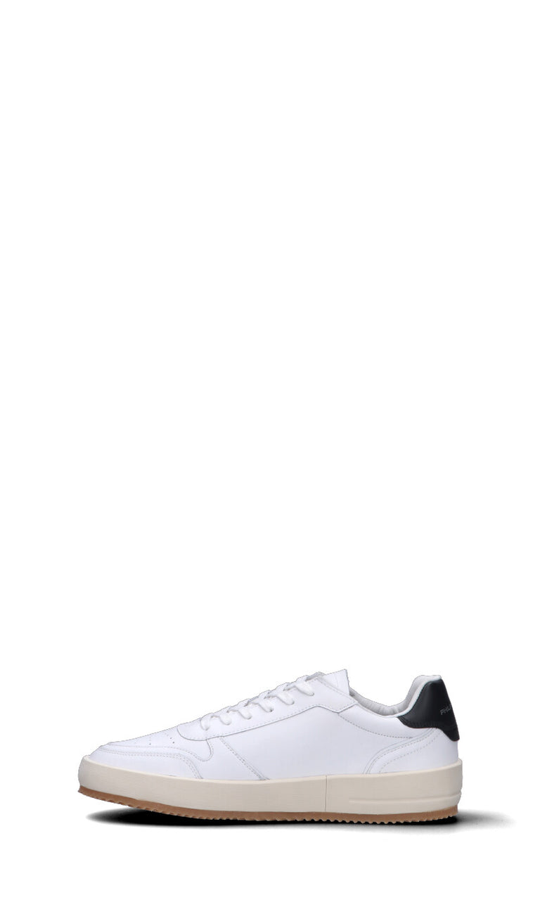 PHILIPPE MODEL Sneaker uomo bianca/nera in pelle